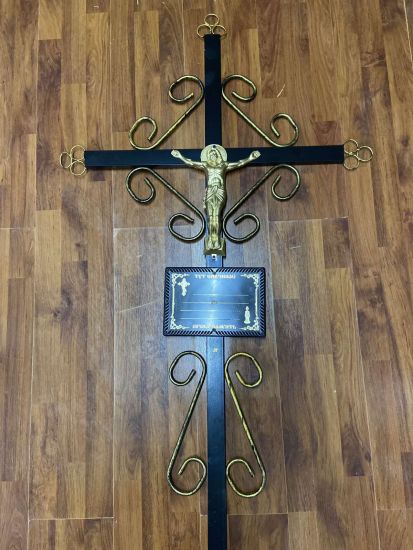 Ритуальні товари Хрест Металевий  МУ0062564 Ритуальні товари Хрест Металевий  МУ0062564