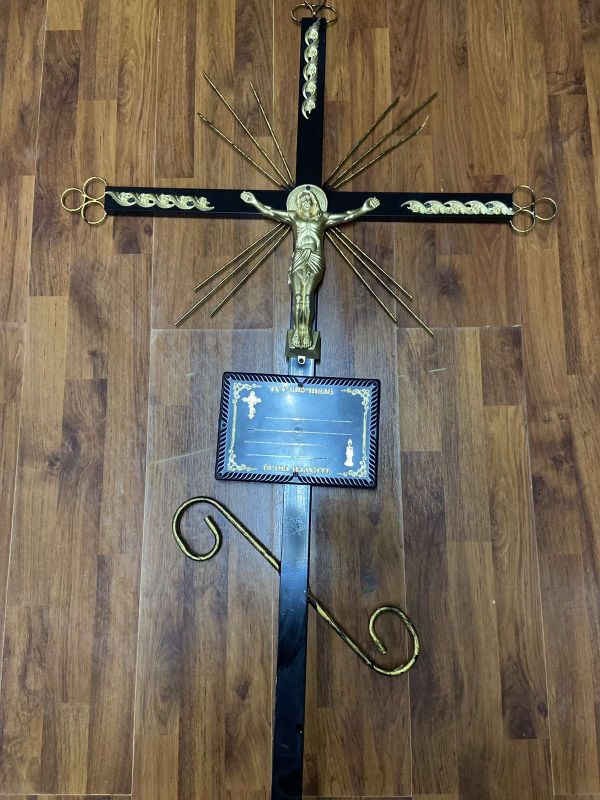 Ритуальні товари Хрест Металевий  МУ1011806
