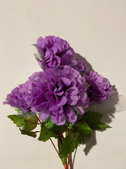 Штучні квіти Букет Калинка з фатином 6 голів ОА 00950