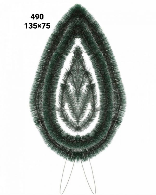 Вінок без прикрас 490