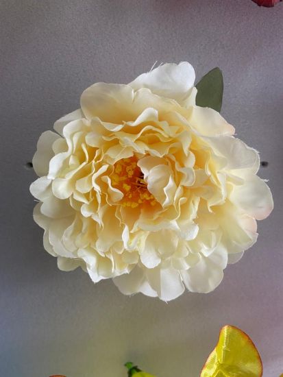 Штучні квіти Піон Елітний Шовк д.115 мм