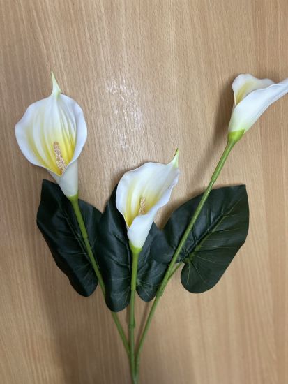 Штучні квіти Кала латекс 3 ІІ05666 86 см Штучні квіти Кала латекс 3 ІІ05666 86 см