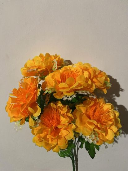 Штучні квіти Букет Калинка з добавкою пластик OA0650 6 голів