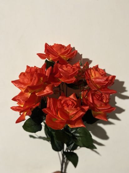 Букет  троянда 7 голів Атласна