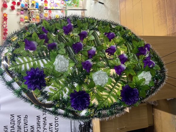 Ритуальні товари Вінок 424/2 Ритуальні товари Вінок 424/2