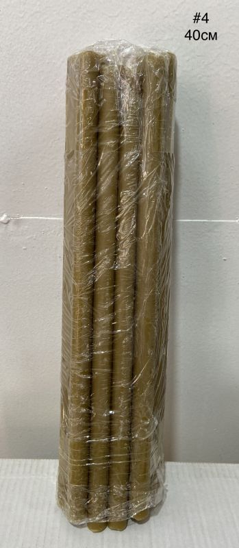 Ритуальні товари Свічка церковна №4 2 кг Ритуальні товари Свічка церковна №4 2 кг