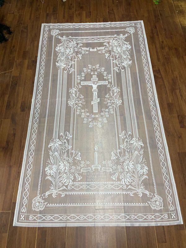 Ритуальні товари Ритуальне покривало Тюлеве RB45013005011 85-205 см Ритуальні товари Ритуальне покривало Тюлеве RB45013005011 85-205 см