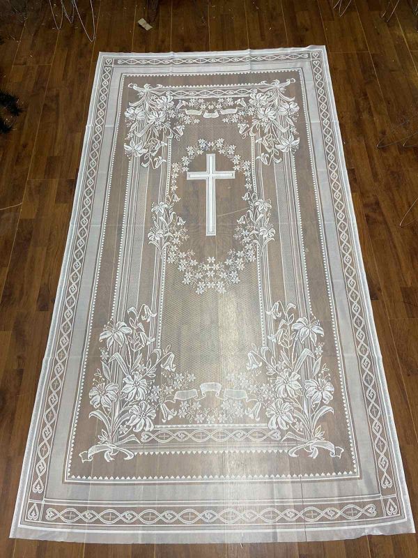 Ритуальні товари Ритуальне покривало Тюлеве RB4911650005 95-200 см Ритуальні товари Ритуальне покривало Тюлеве RB4911650005 95-200 см