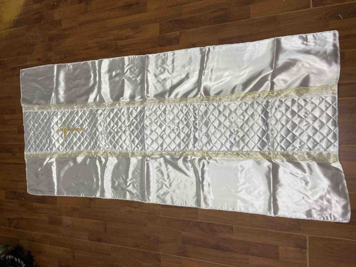 Ритуальні товари Ритуальне покривало KS0116002 Атлас 185-85 см