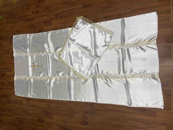 Ритуальні товари Комплект ритуальний  Атлас KS011101-1 185-85 см Ритуальні товари Комплект ритуальний  Атлас KS011101-1 185-85 см