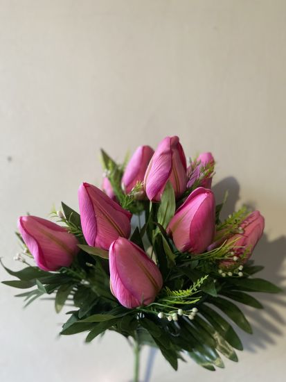 Штучні квіти Букет Тюльпан 10 голів ІІ0200