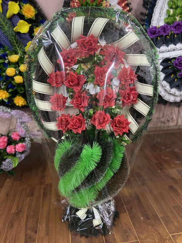 Ритуальні товари Корзина 448 троянда Ритуальні товари Корзина 448 троянда