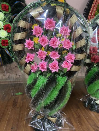 Ритуальні товари Корзина 448 троянда