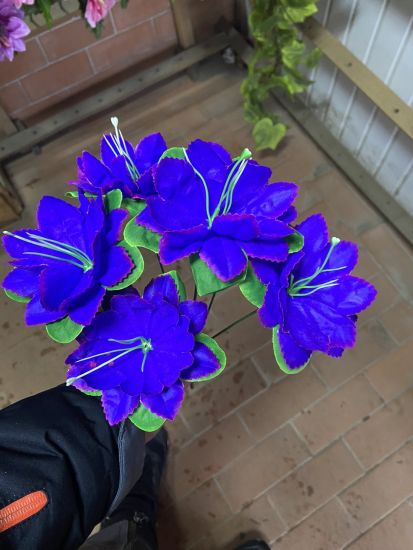 Штучні квіти Фіалка VV  003920 6Голів