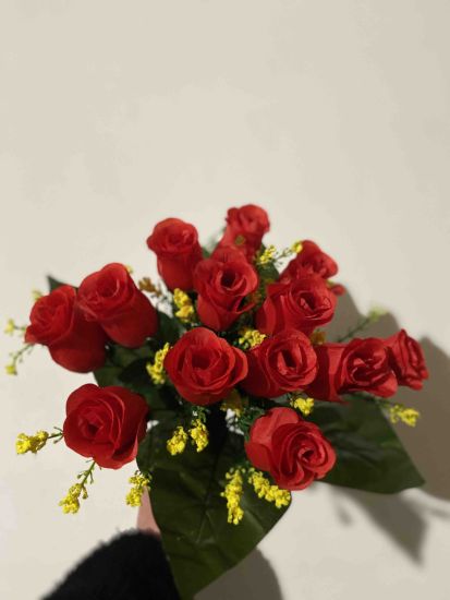 Штучні квіти Букет Бутон Троянди  V V 0016104