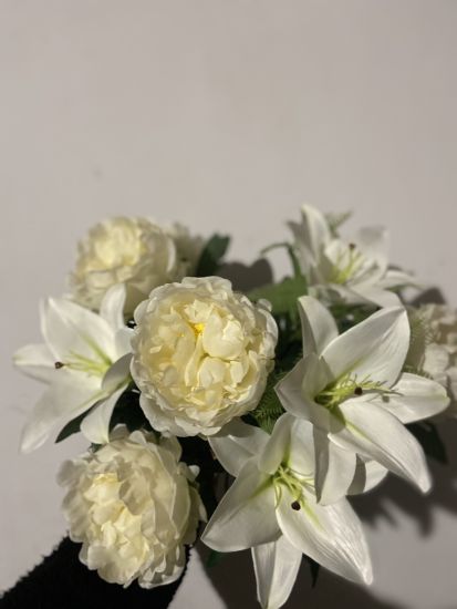 Штучні квіти Букет Лілія Піон ОА 055981 10 голів