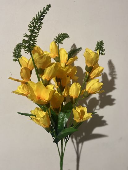 Штучні квіти Букет Магнолія  ІІ 00115119 5 ніжок 10 шт уп