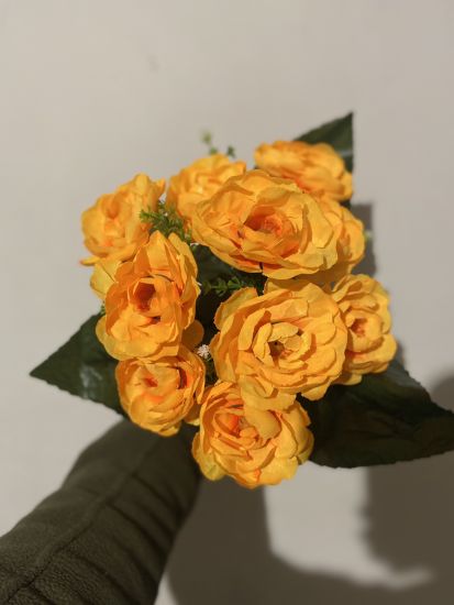 Штучні квіти Букет Камелія  R00489021 10 голів