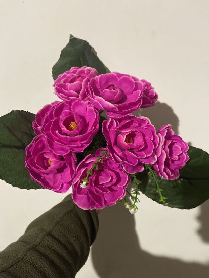 Штучні квіти Букет Камелія  R00489021 10 голів