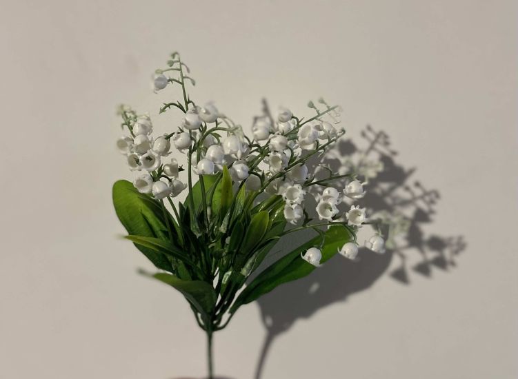 Штучні квіти Букетик Конвалії з листям  Пластик ОА0003850450