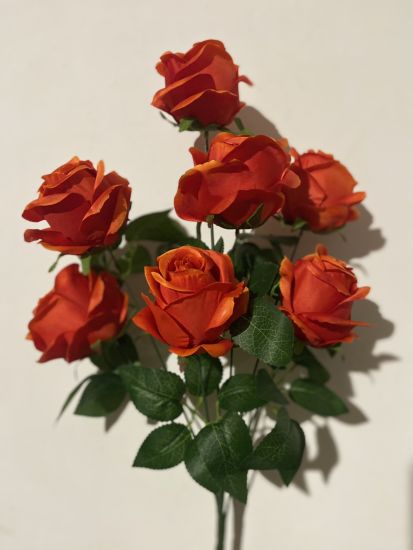 Штучні квіти Букет Троянда  VV00260420 7 голів