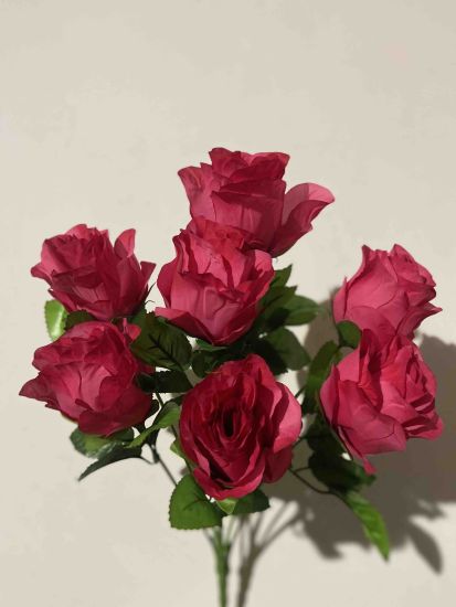 Штучні квіти Букет Бутон Троянди  7 голів  VV001750410