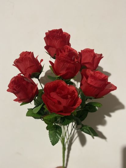 Штучні квіти Букет Бутон Троянди  7 голів  VV001750410