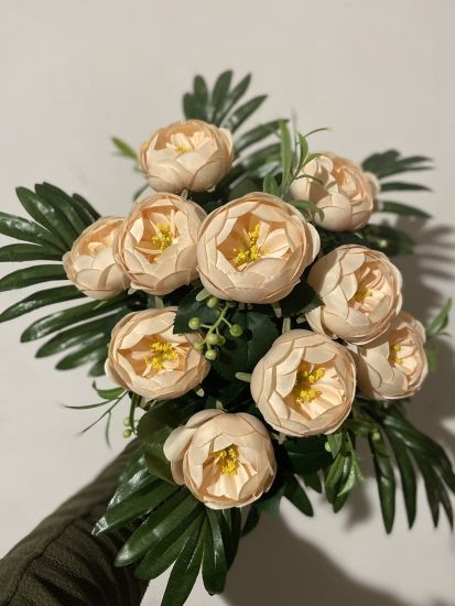 Штучні квіти Букет Камелія 12 голів з Добавками ОА005250410