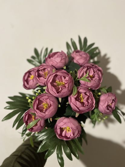 Штучні квіти Букет Камелія 12 голів з Добавками ОА005250410