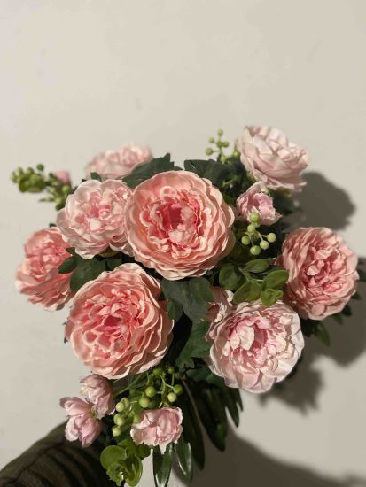 Штучні квіти Букет Троянда 100 пелюсткова ОА005450150 12 ніжок