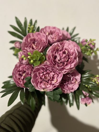 Штучні квіти Букет Троянда 100 пелюсткова ОА005450150 12 ніжок