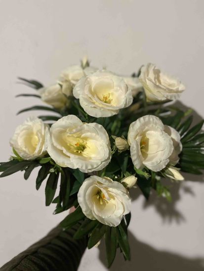 Штучні квіти Букет Еустома з Добавками 10 голів  ОА 004840410