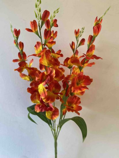 Штучні квіти Букет Гладіолус 5 ніжок  40 голів VV00220420