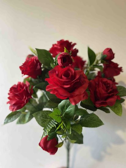 Штучні квіти Букет Троянда з Дітками  14 голів  ОА 0028505