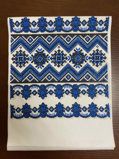 Ритуальні товари Рушник Вишивка з люрексом  Матеріал Габардин орнамент 5-2 145*28 см