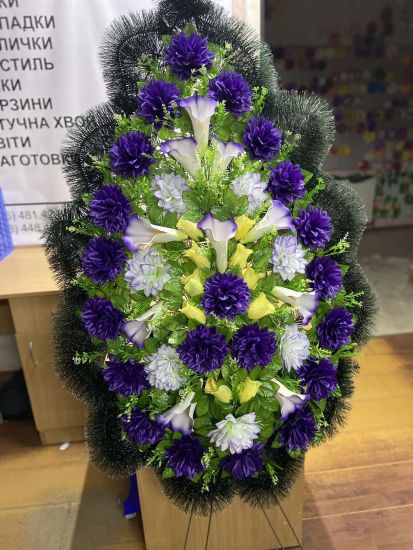 Ритуальні товари Вінок 406-1 180-90 см