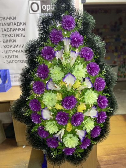 Ритуальні товари Вінок 406-1 180-90 см