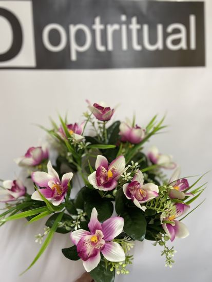 Штучні квіти Букет Орхідея 16 голів  ОА00285105