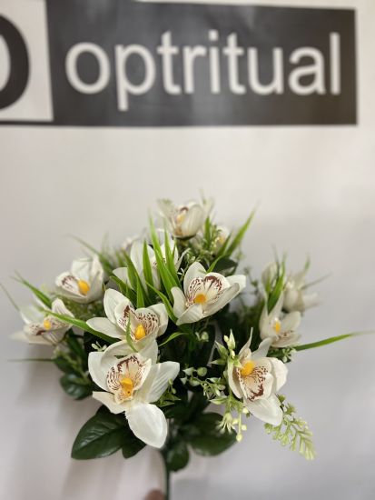 Штучні квіти Букет Орхідея 16 голів  ОА00285105