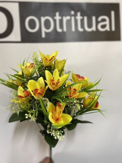 Штучні квіти Букет Орхідея 16 голів  ОА00285105