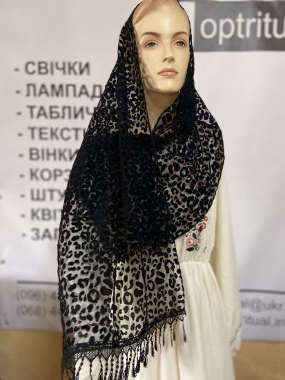 Ритуальні товари Шарф OP6276100 Леопард 150*40 см