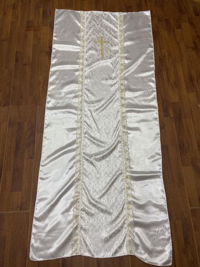 Ритуальні товари Покривало Комбі Атлас 185-85 см