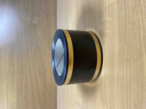 Стрічка Флористична 7 см з Золотом Чорна