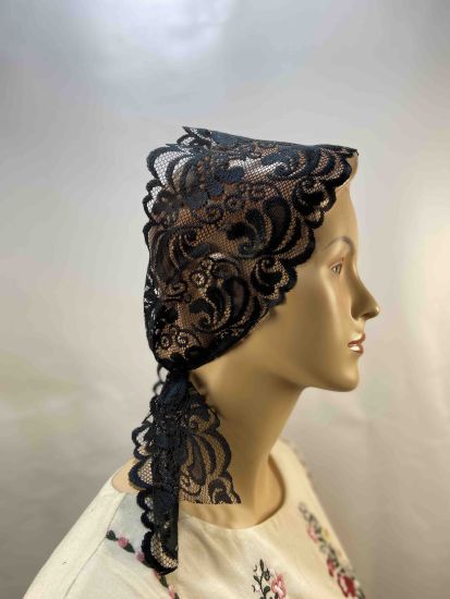 Ритуальні товари Повязка Завиток Гіпюр R00181001 100-16