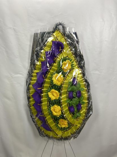 Ритуальні товари Вінок 322-2 145-60 см Кала