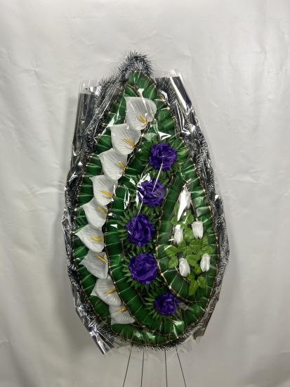 Ритуальні товари Вінок 322-2 145-60 см Кала