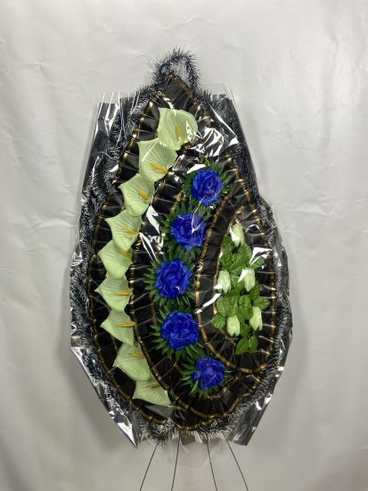 Ритуальні товари Вінок 322-2 145-60 см Кала