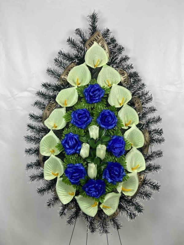 Ритуальні товари Вінок 531-8 145-65 см Ритуальні товари Вінок 531-8 145-65 см