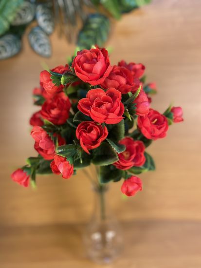 Штучні квіти Букет Камелія з дітками 18 голів ОА 0020105