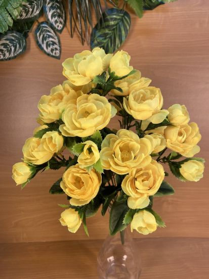 Штучні квіти Букет Камелія з дітками 18 голів ОА 0020105